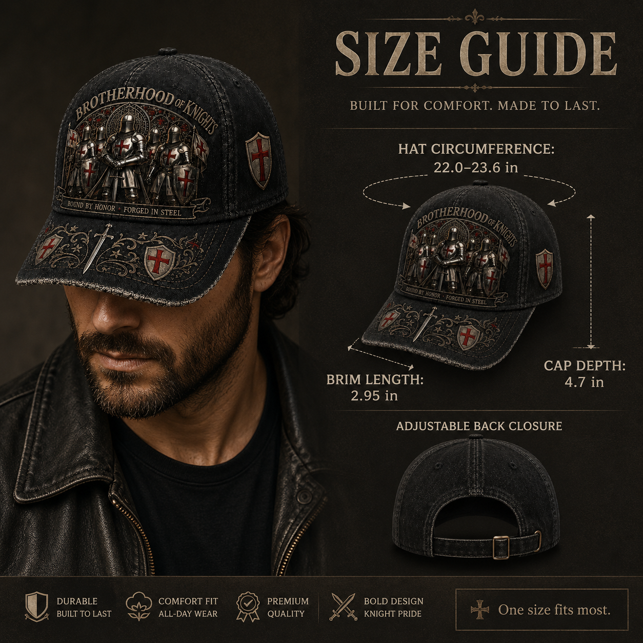 โ๏ธ Brotherhood Of Knights Honor Cap ๐ Free Honor Coin With Every Cap Purchase