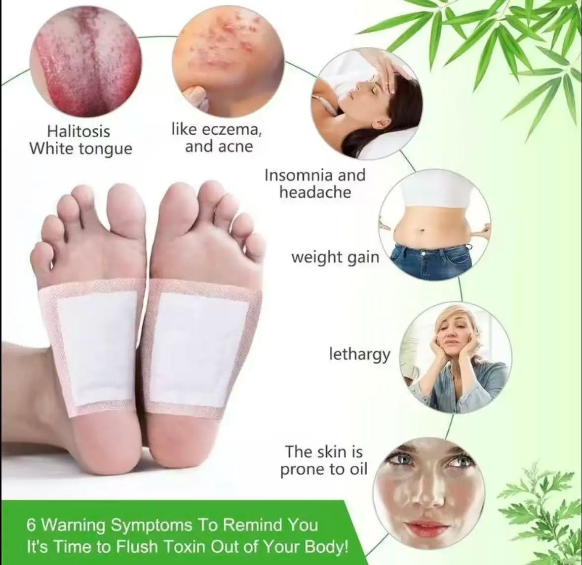Flumyr™ Deep Cleansing Ginger & Bamboo Foot Patches