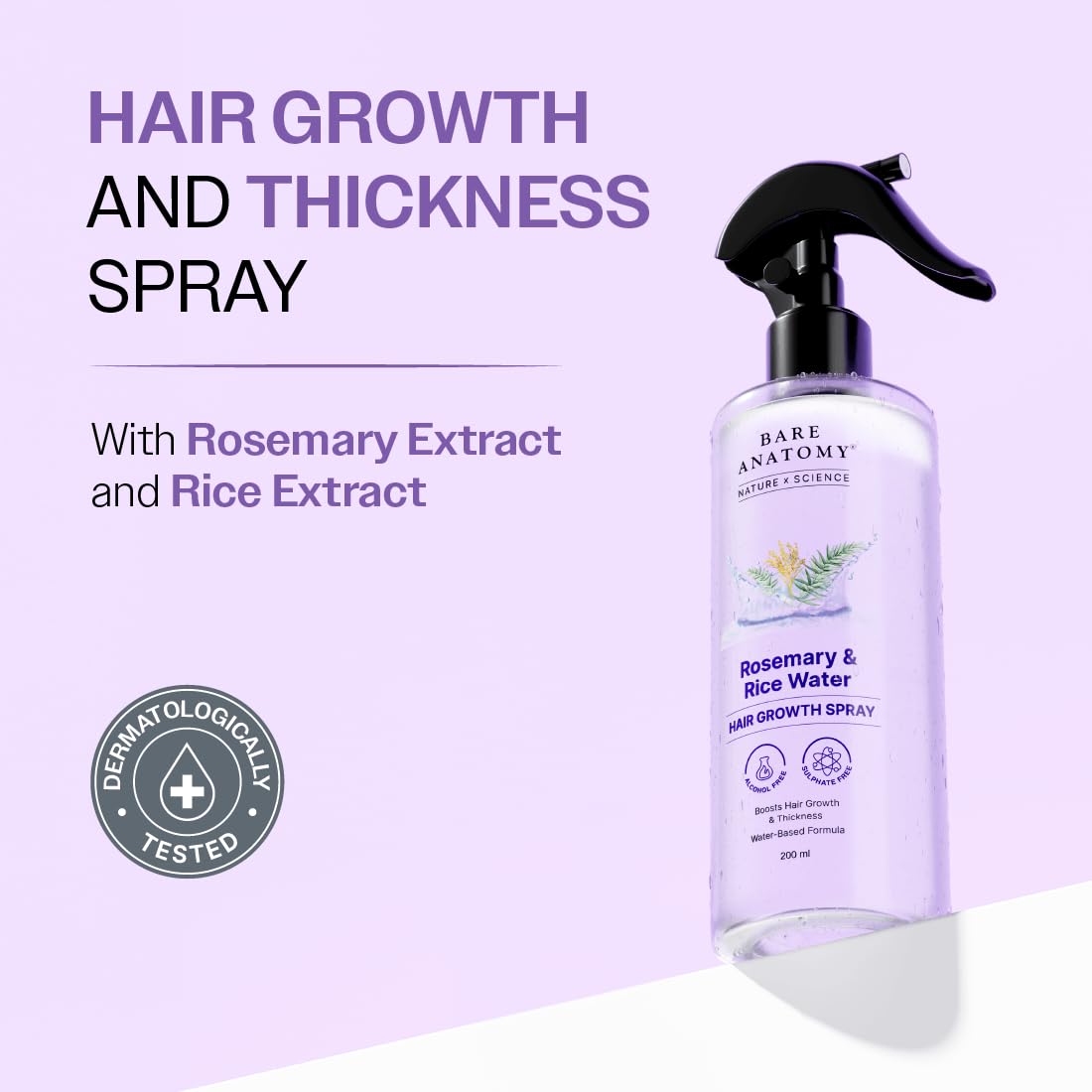 Flumyr™ Rosemary & Rice Water Hair Growth Spray