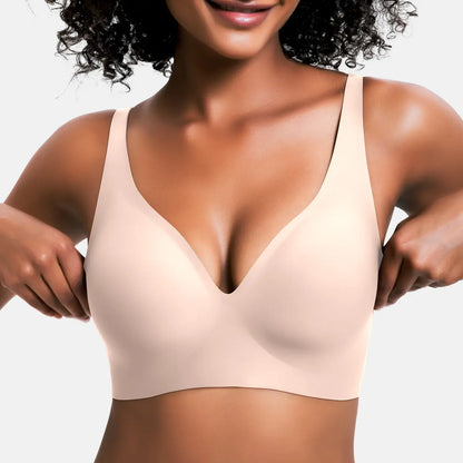Flumyr™ Sculpting V-Neck Wireless Lift Bra