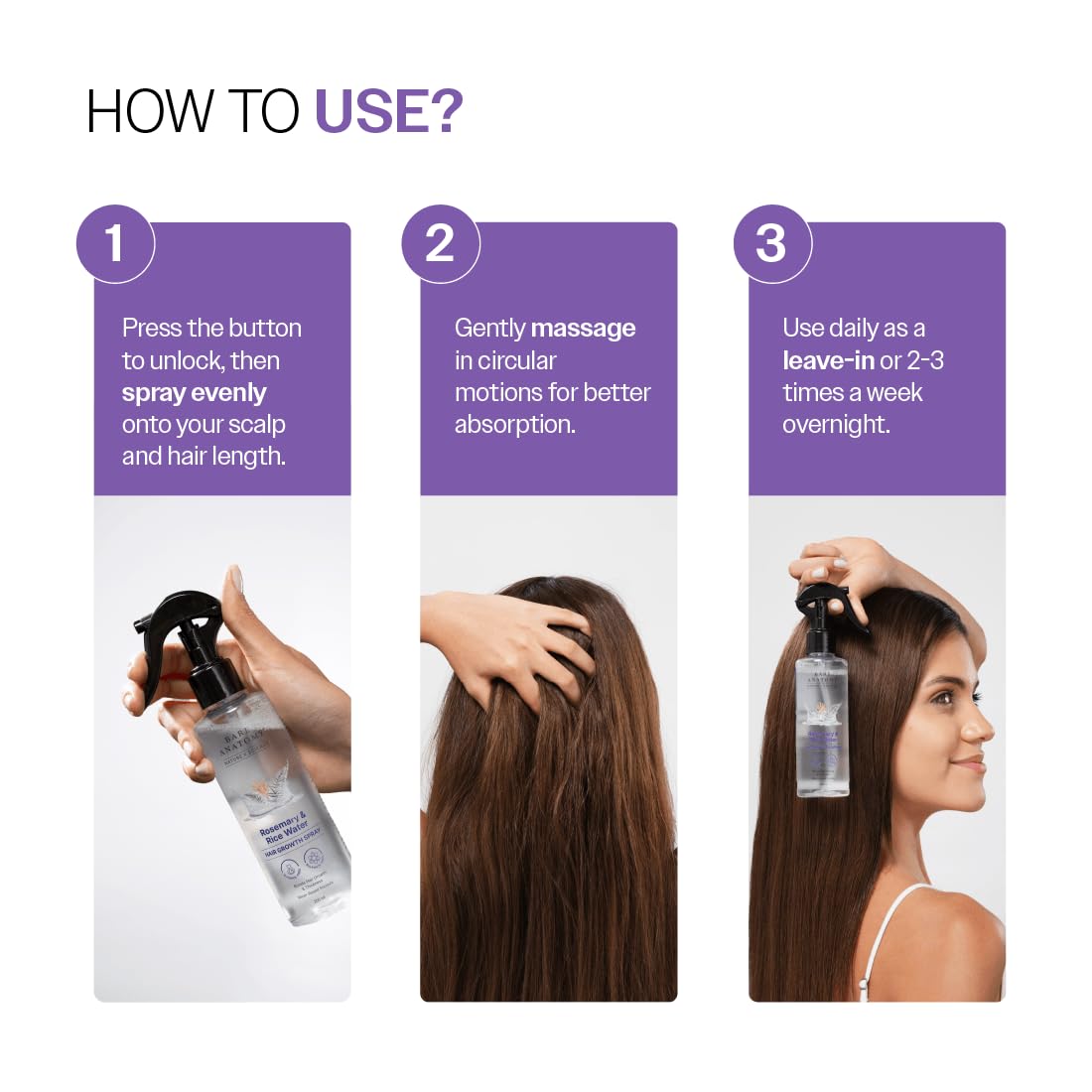 Flumyr™ Rosemary & Rice Water Hair Growth Spray