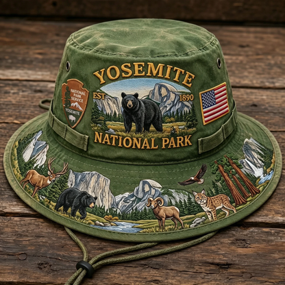 🔥 Last Day 49% OFF – Yosemite National Park Adventure Boonie Hat