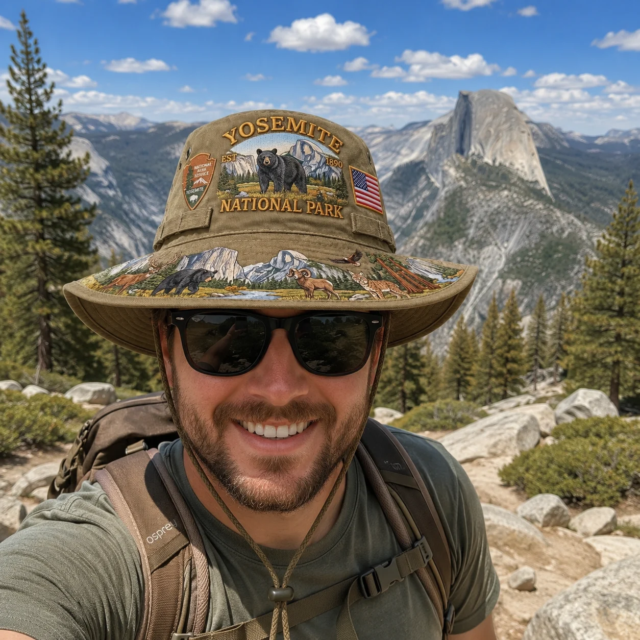 🔥 Last Day 49% OFF – Yosemite National Park Adventure Boonie Hat