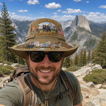 🔥 Last Day 49% OFF – Yosemite National Park Adventure Boonie Hat