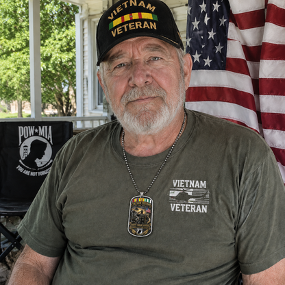 🔥 Last Day Promo: 49% OFF 🎖️Vietnam Veteran All Gave Some Some Gave All Tribute Dog Tag Necklace