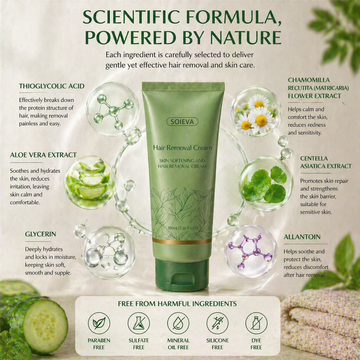 Flumyr™ Fast-Acting Sensitive Hair Removal Cream