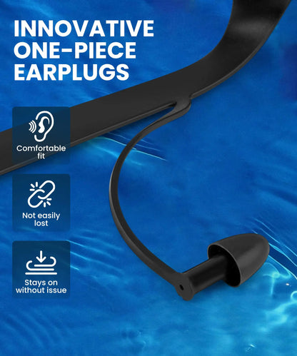 【Creator’s Pick】MARISUN Goggles Swimming Adult Swim-Goggles: Wide View with UV400 Protection Anti Fog No Leak for Men and Women 3 Pack fit outdoorfun Swim Kit Nose Clips Swim Glasses summerwins