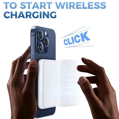 Flumyr™ Snap-On Zero-Bulk Magnetic Wireless Power Bank