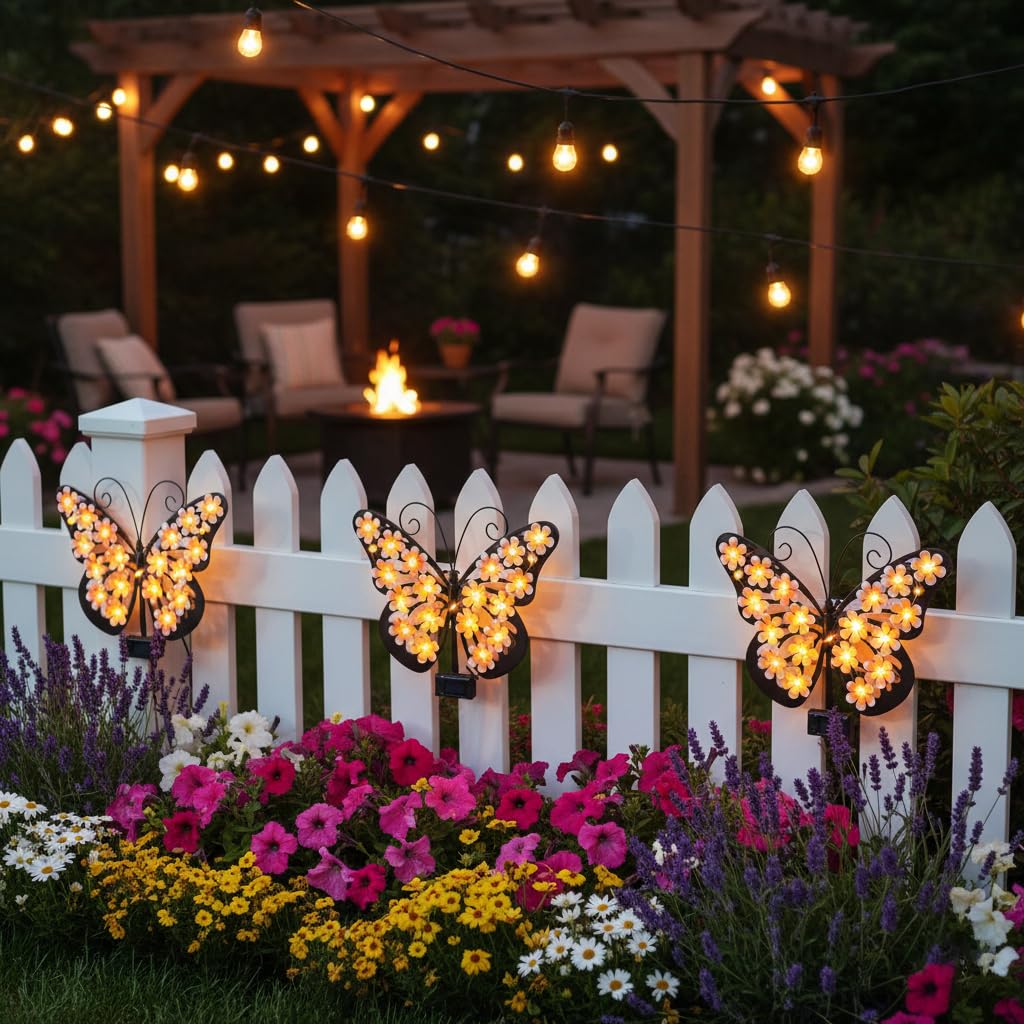 Flumyr™ | Solar Butterfly Wall Light Outdoor Decor