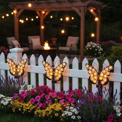 Flumyr™ | Solar Butterfly Wall Light Outdoor Decor