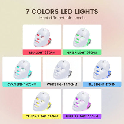 Flumyr™ Wireless 7-Color LED Photorejuvenation Mask