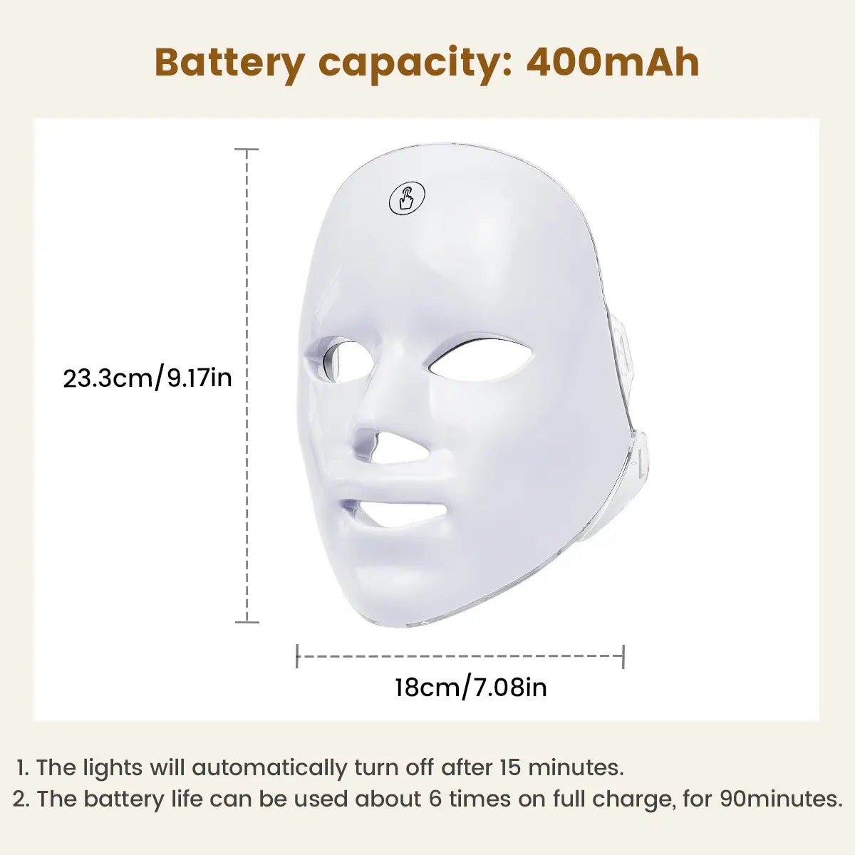 Flumyr™ Wireless 7-Color LED Photorejuvenation Mask