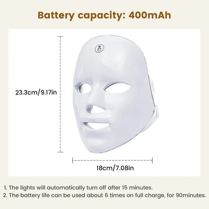 Flumyr™ Wireless 7-Color LED Photorejuvenation Mask