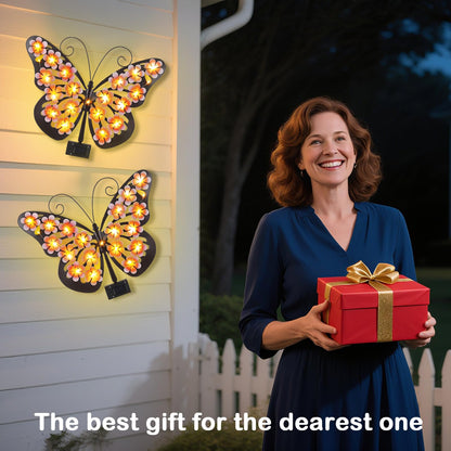 Flumyr™ | Solar Butterfly Wall Light Outdoor Decor