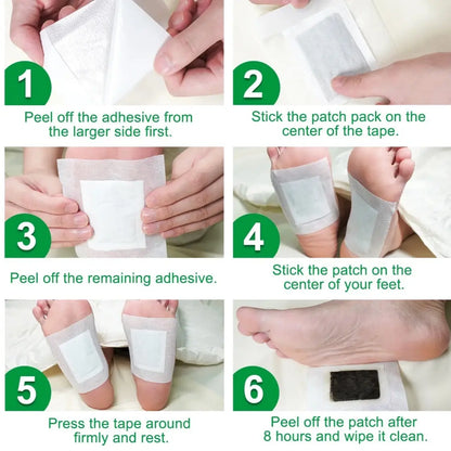Flumyr™ Deep Cleansing Ginger & Bamboo Foot Patches