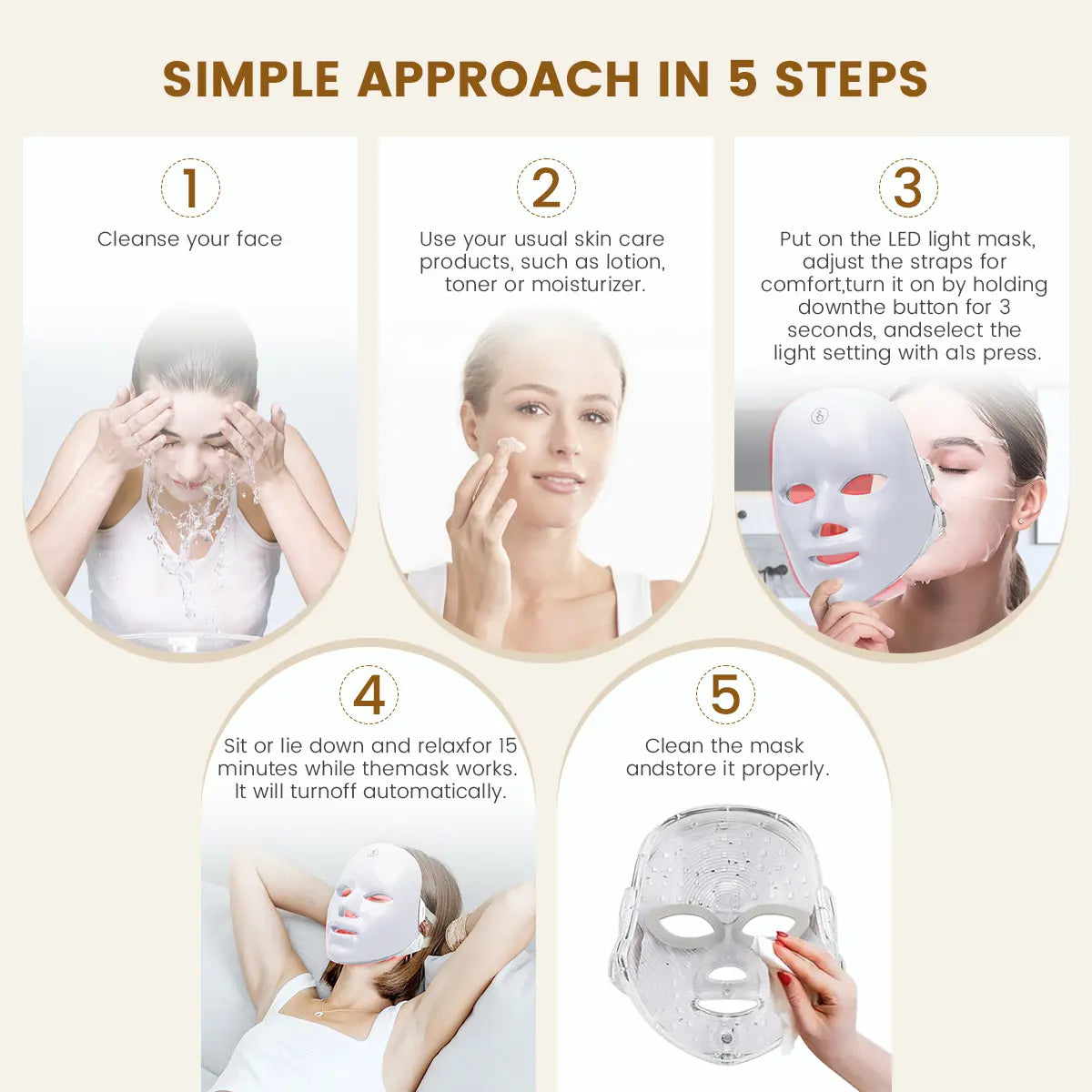 Flumyr™ Wireless 7-Color LED Photorejuvenation Mask