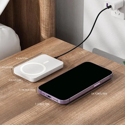 Flumyr™ Snap-On Zero-Bulk Magnetic Wireless Power Bank