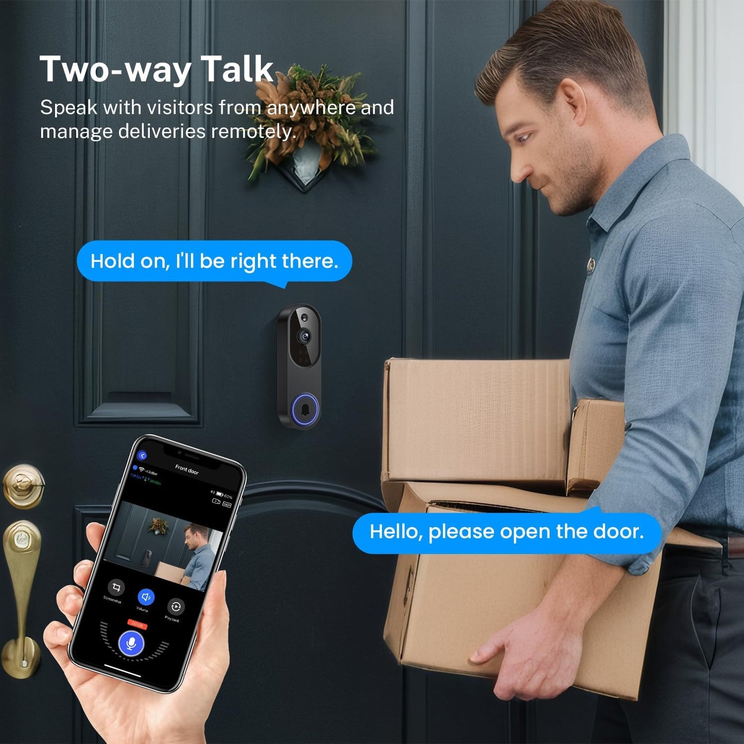 Flumyr™ AI-Shield Smart Video Doorbell