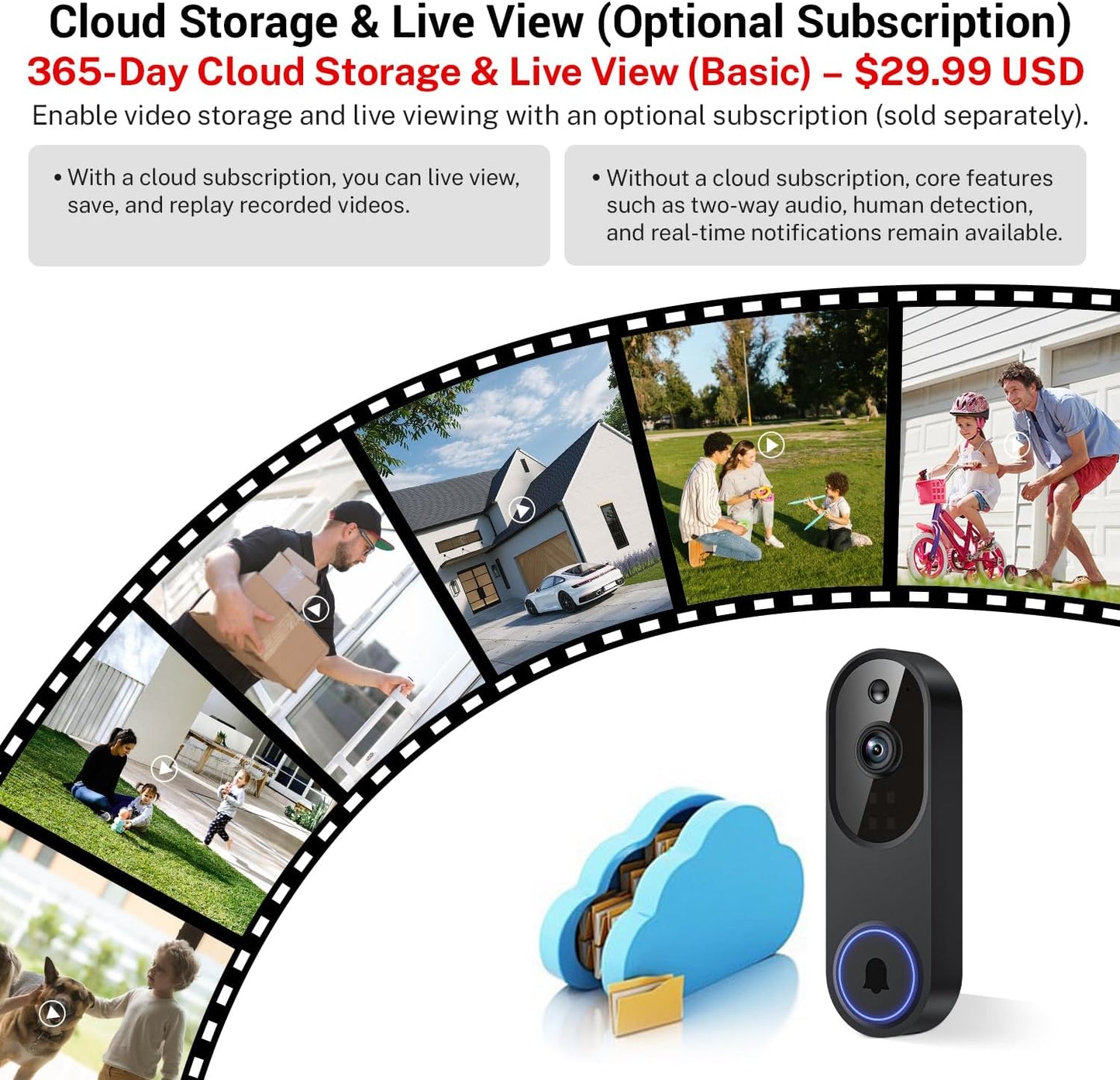 Flumyr™ AI-Shield Smart Video Doorbell