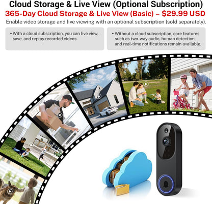 Flumyr™ AI-Shield Smart Video Doorbell