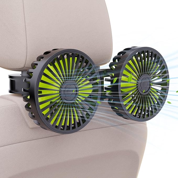 USB Car Cooling Fans for Backseat