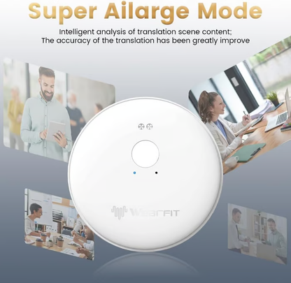 🔥Last Day 49% OFF -🌍 AI Real-Time Translator for Work & Travel | Portable Smart Wearable, 165+ Languages