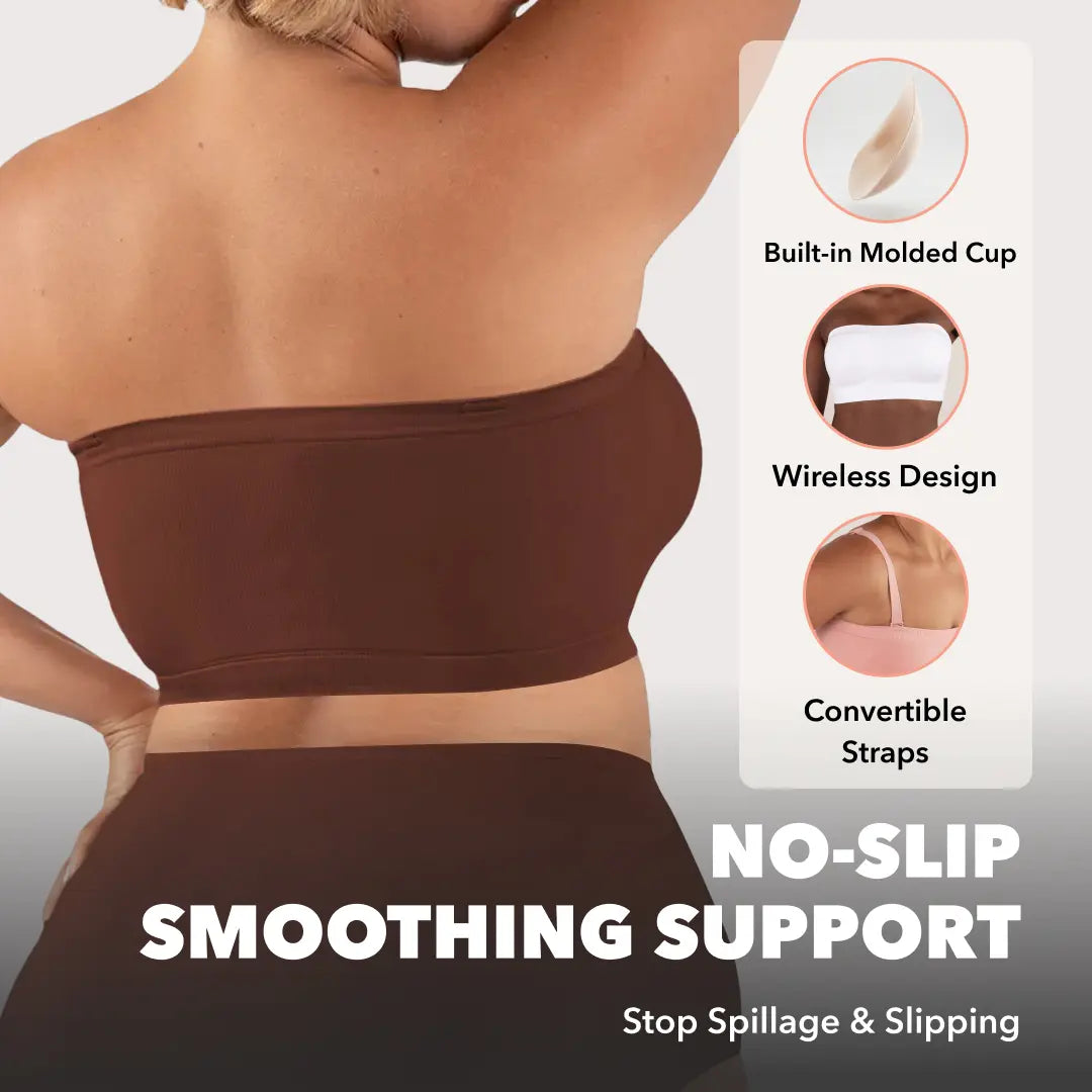 Flumyr™ Stay-Up Wireless Convertible Strapless Bandeau Bra