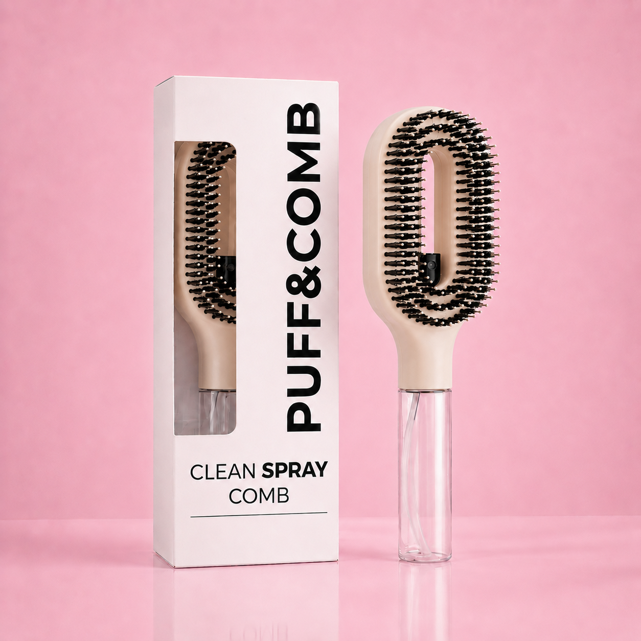 Puff&Comb Spray Brush