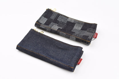 LUDDITE Bendy Pen Case - Denim