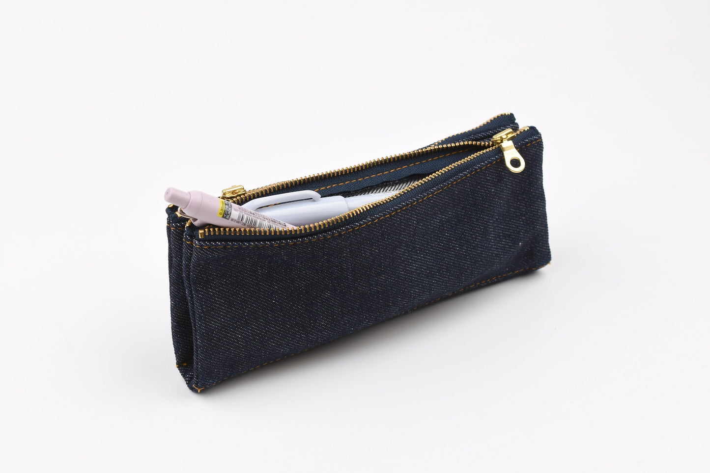 LUDDITE Bendy Pen Case - Denim