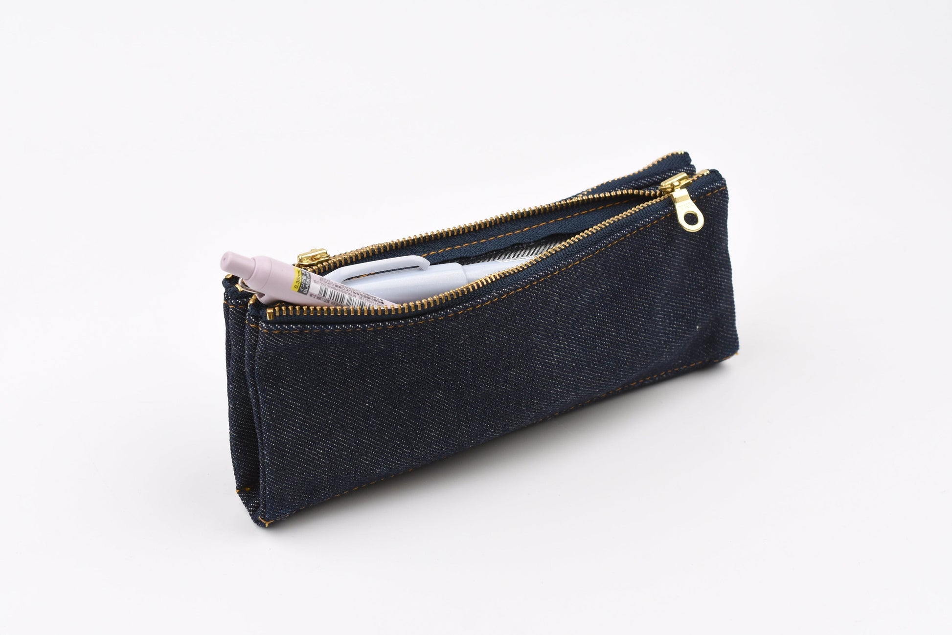 LUDDITE Bendy Pen Case - Denim