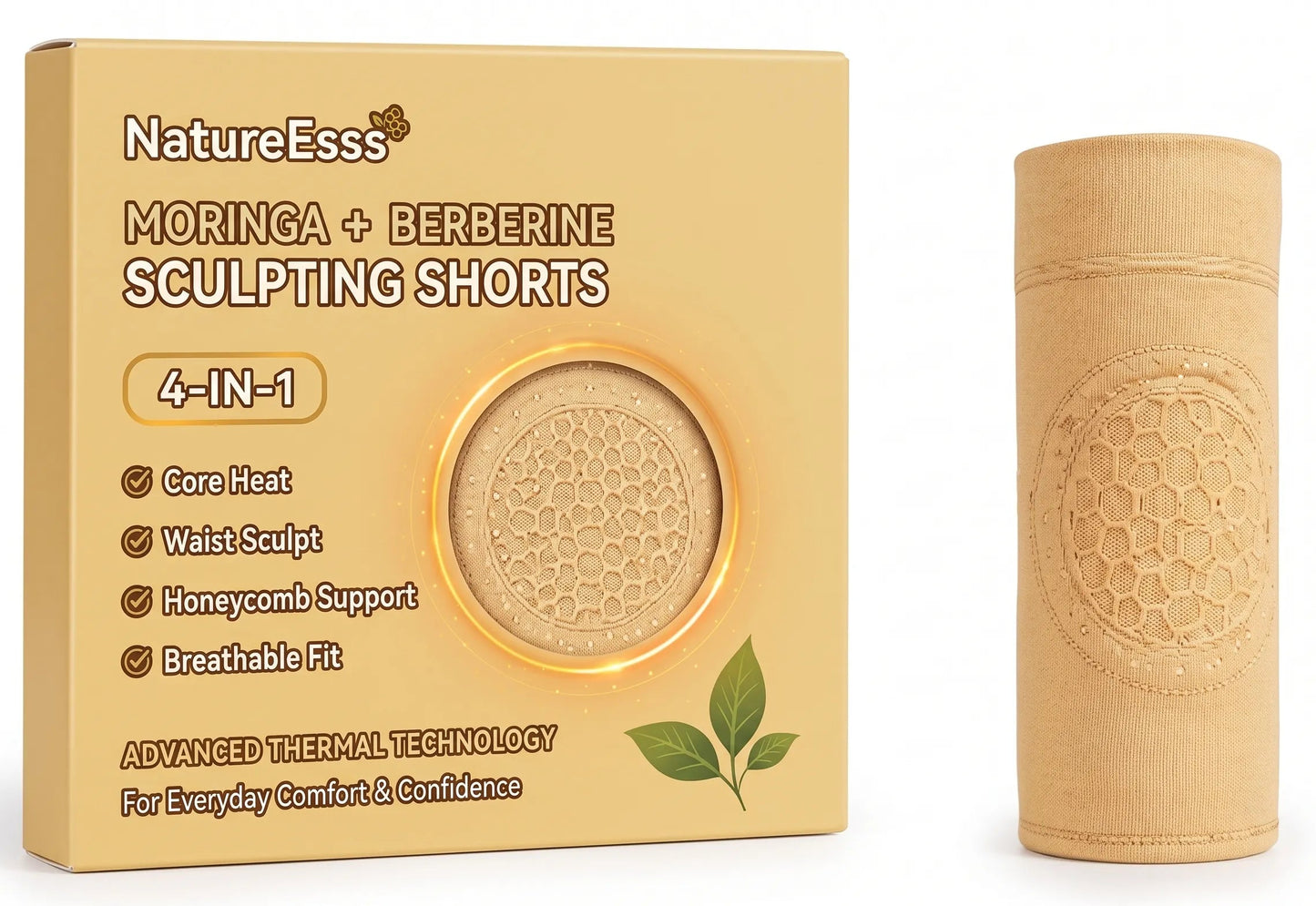 🔥Moringa & Berberine 4-in-1 Advanced Sculpting & Fat-Burn Short