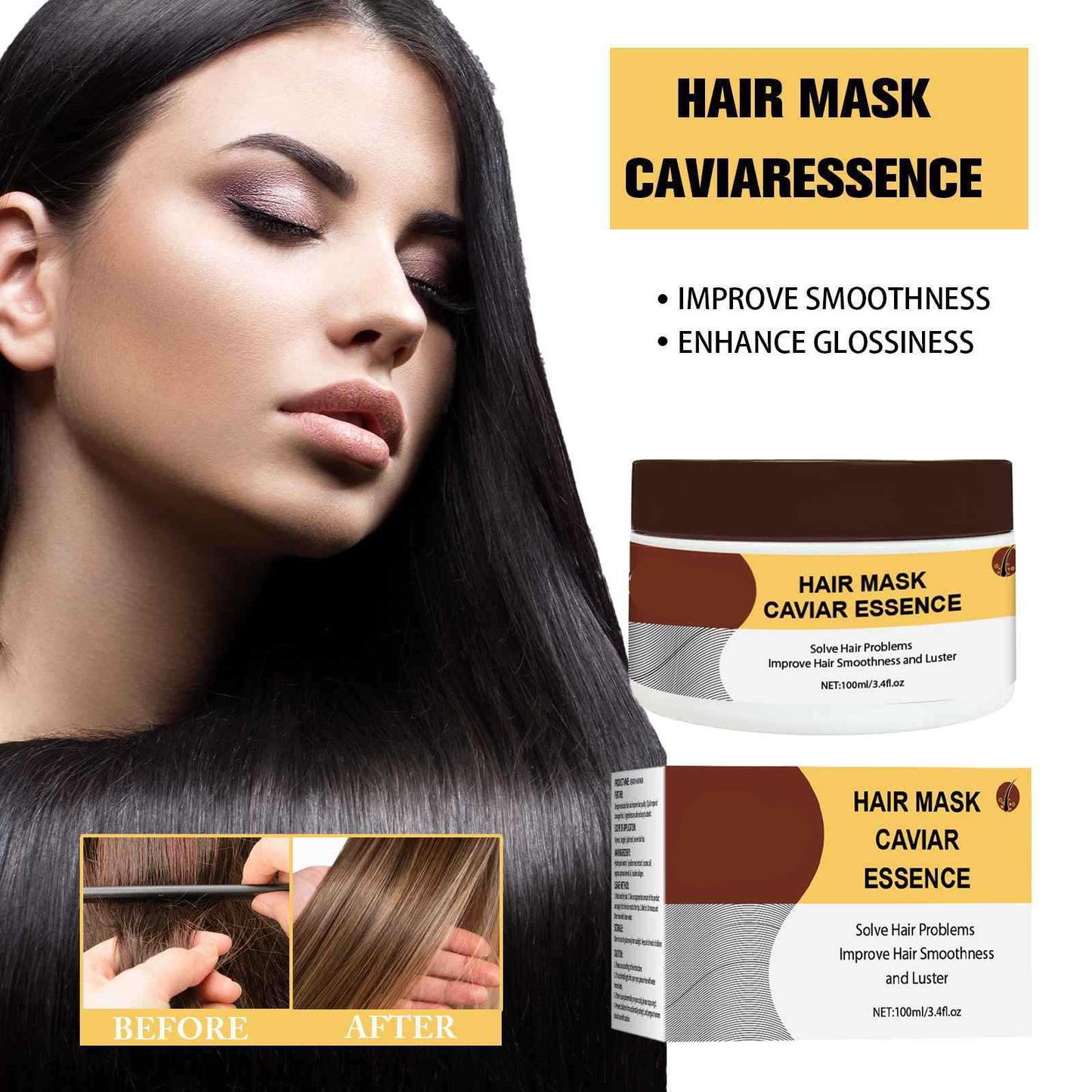 Flumyr™ Keratin Hair Mask (Deep Moisturizing & Repair for Dry Frizzy Hair)
