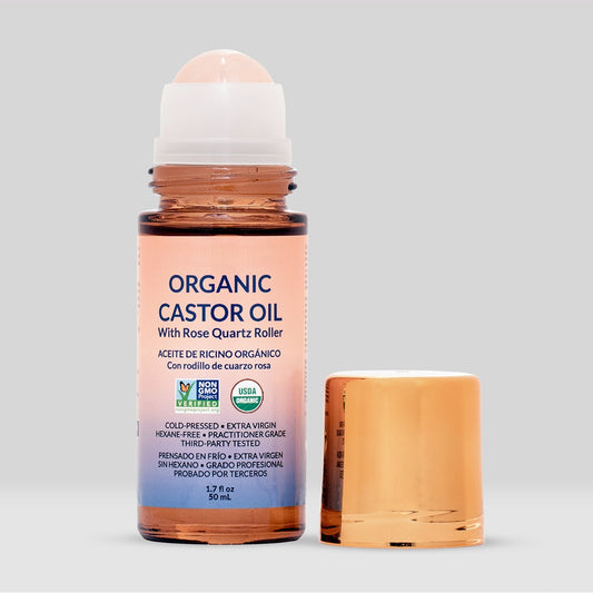 Flumyr™ Rose Quartz Castor Oil Roll-On