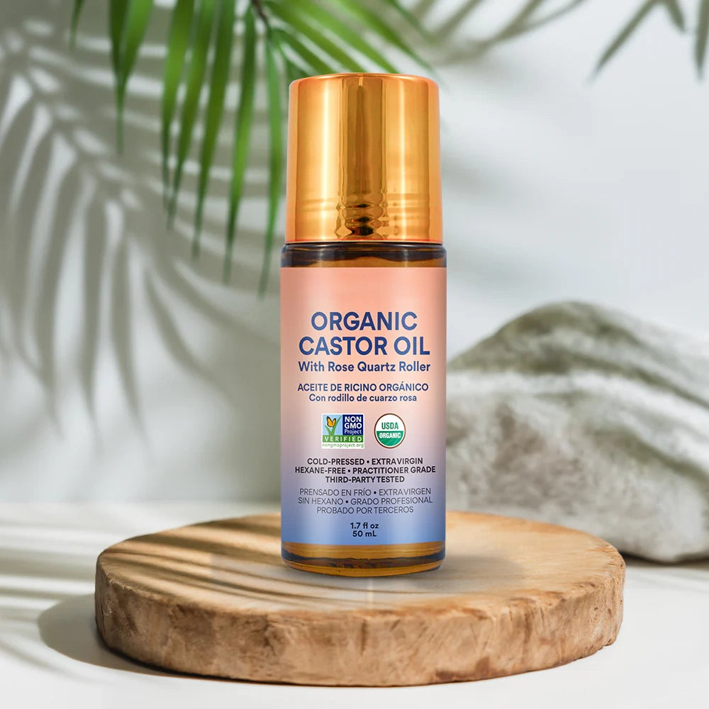 Flumyr™ Rose Quartz Castor Oil Roll-On