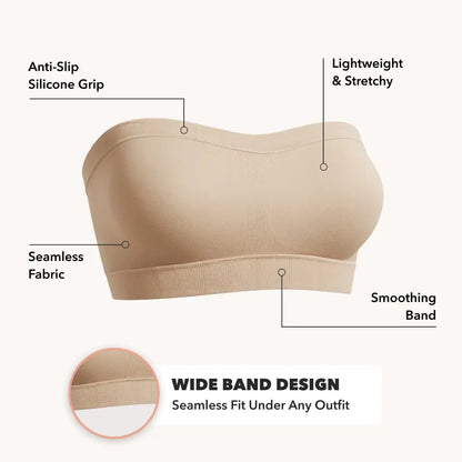 Flumyr™ Stay-Up Wireless Convertible Strapless Bandeau Bra