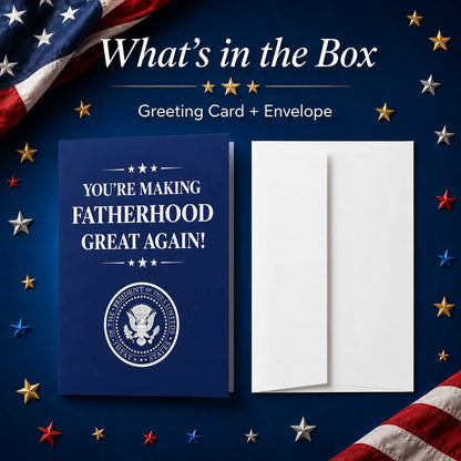 Flumyr™ Ultimate Presidential Talking Father's Day Card