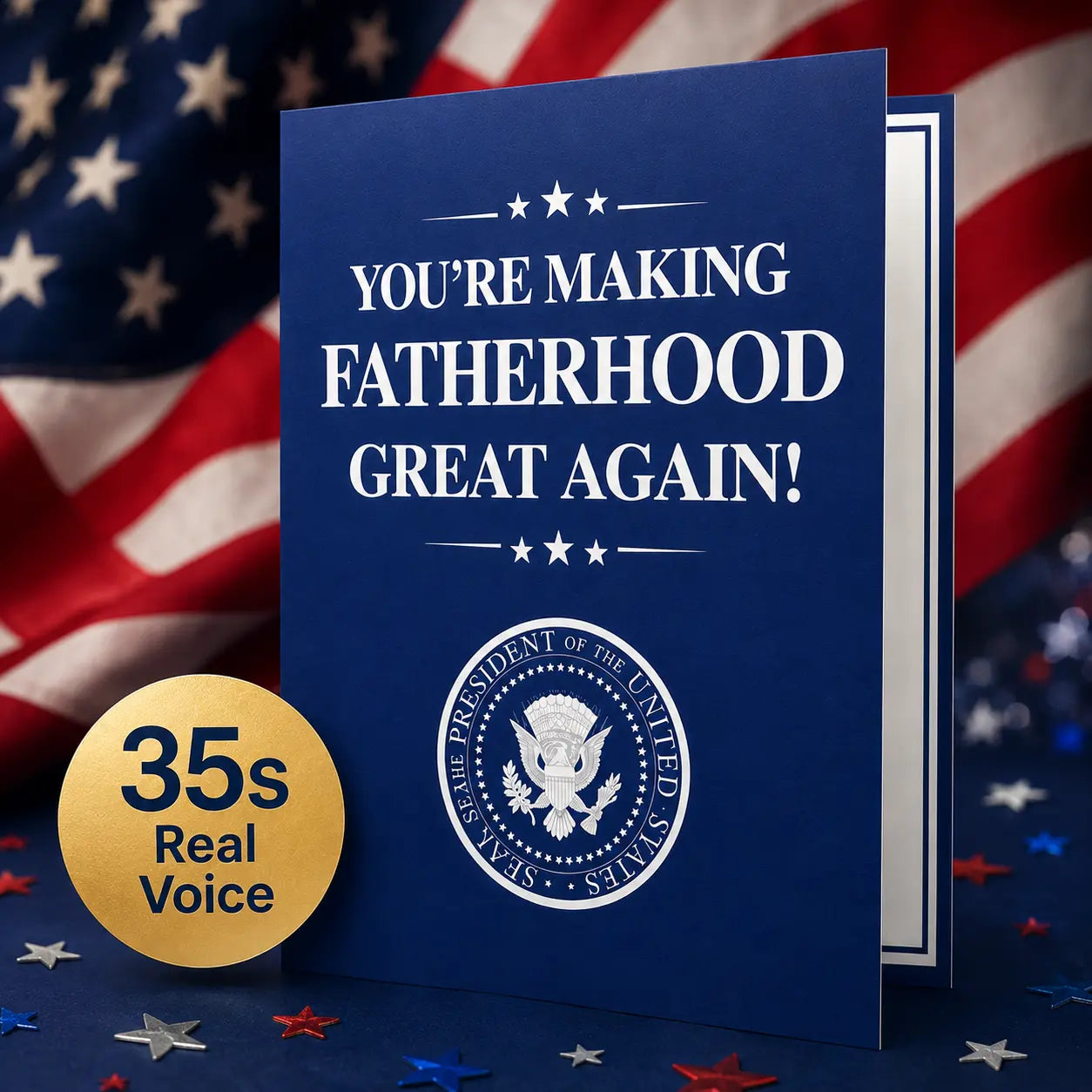 Flumyr™ Ultimate Presidential Talking Father's Day Card