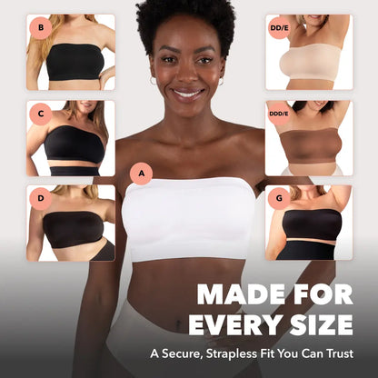 Flumyr™ Stay-Up Wireless Convertible Strapless Bandeau Bra