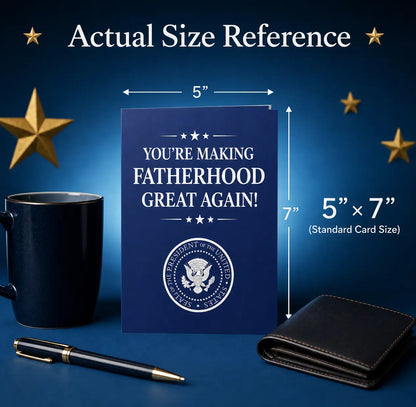 Flumyr™ Ultimate Presidential Talking Father's Day Card